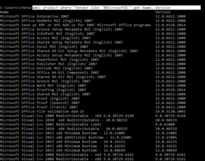 List all installed programs, version & path [Windows] - Yeah Hub