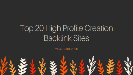 20 High Profile Backlink Sites