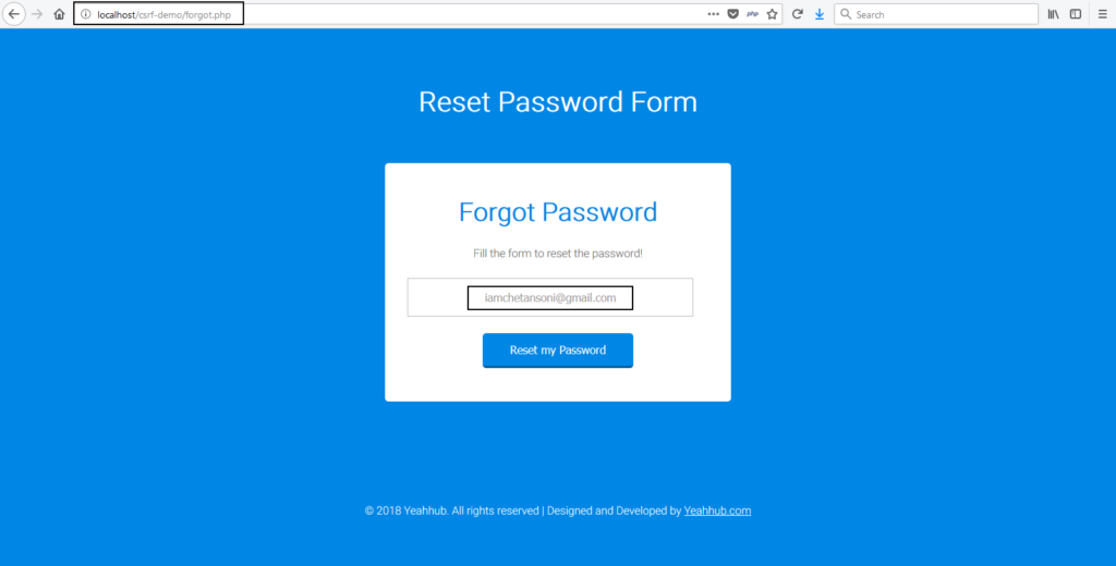 Click forgot password. Forgot password.