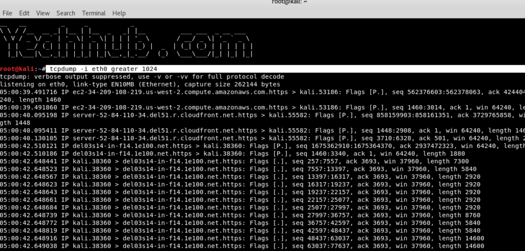 Tcpdump.