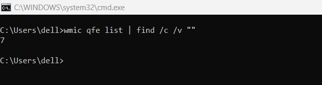 wmic command5